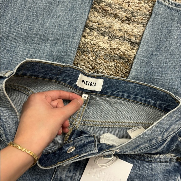 Pistola High Rise Jeans Sz 26 | Pistola Presley High Rise Relaxed Roller Jeans - Picture 7 of 16